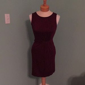 Red leopard print dress from LOFT.  Size XXSP